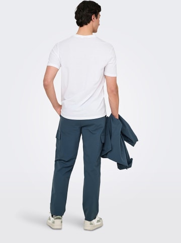 ONLY & SONS Koszulka "Max" w kolorze białym