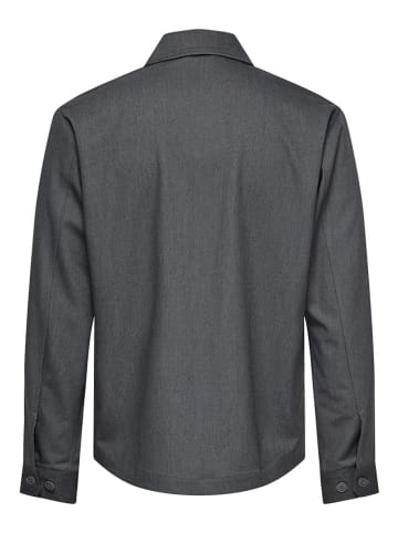 ONLY & SONS Hemdjacke "Miro" in Dunkelgrau