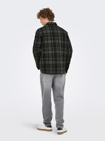 ONLY & SONS Blousejas "Gudmund" grijs/zwart