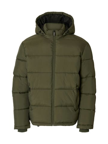 SELECTED HOMME Winterjacke "Cooper" in Dunkelgrün