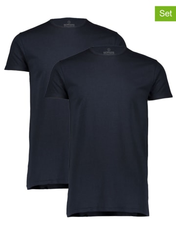 DSTREZZED 2er-Set: Shirts in Dunkelblau