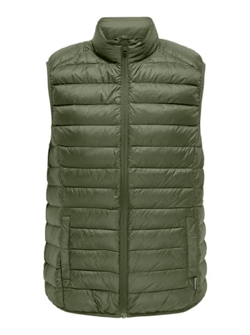 ONLY & SONS Doorgestikte bodywarmer "Noa" groen
