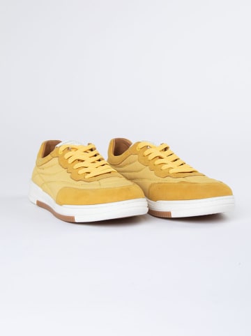 PAUL VESTERBRO Leder-Sneakers in Gelb
