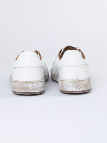 PAUL VESTERBRO Skórzane sneakersy w kolorze białym