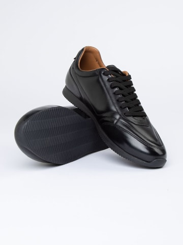 PAUL VESTERBRO Leder-Sneakers in Schwarz