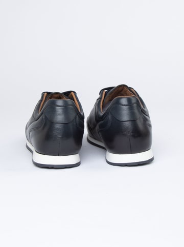 PAUL VESTERBRO Leder-Sneakers in Dunkelblau