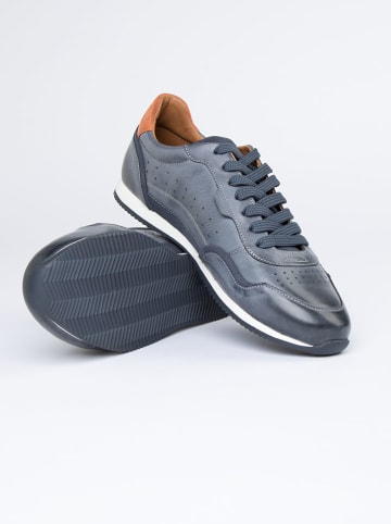 PAUL VESTERBRO Leder-Sneakers in Blau