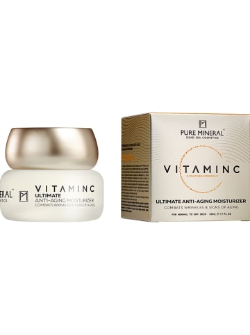 PURE MINERAL Pielęgnacja nawilżająca anti-aging "Vitamin C Ultimate" - 50 ml