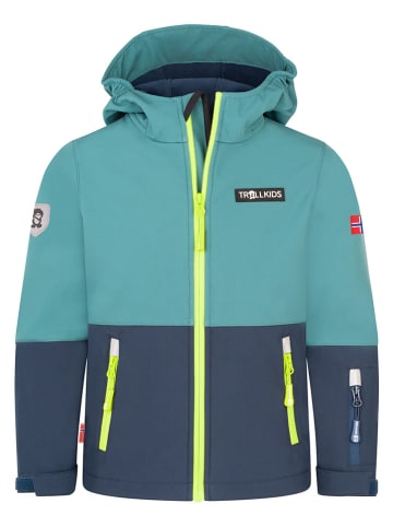 Trollkids Softshelljacke "Skjorta" in Türkis