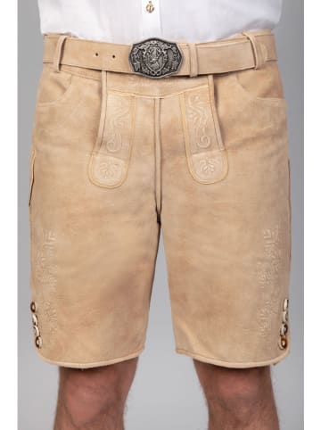 Edelnice Lederhose "Balthasar" in Beige