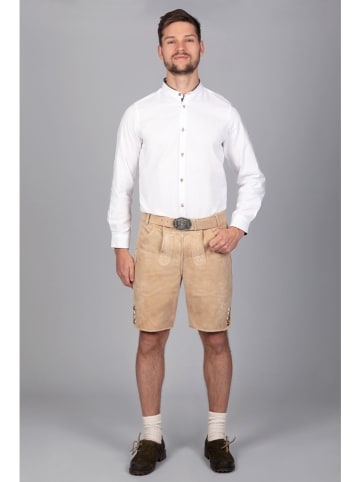 Edelnice Lederhose "Balthasar" in Beige