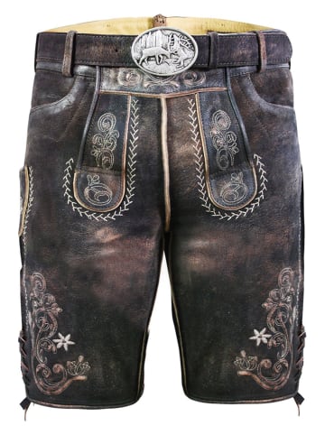 Edelnice Lederhose "Alex" in Schwarz