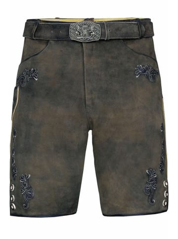 Edelnice Lederhose "Lothar" in Dunkelblau