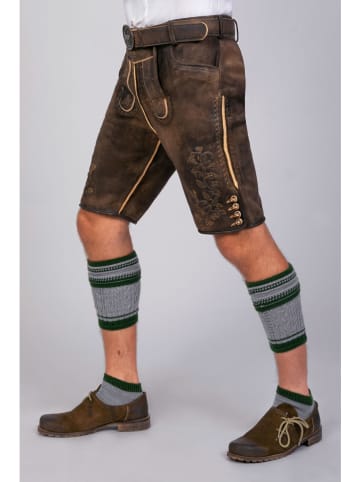 Edelnice Lederhose "Josef" in Braun