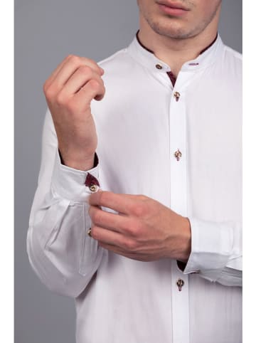 Edelnice Trachtenhemd "Simon" in Weiß