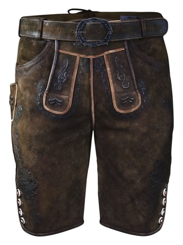 Edelnice Lederhose "Leon" in Braun
