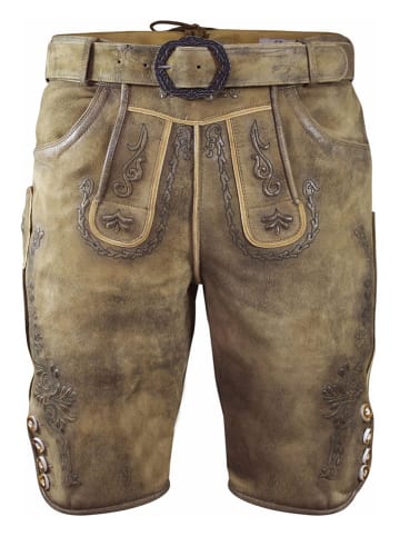 Edelnice Lederhose "Erwin" in Braun