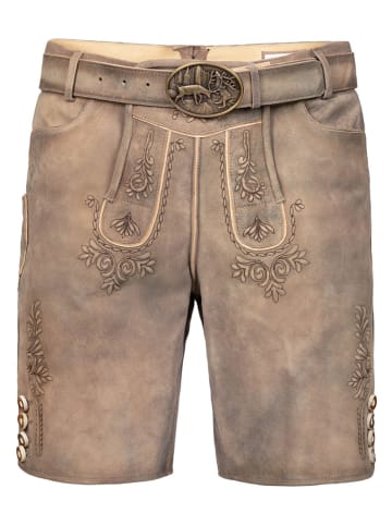 Edelnice Lederhose "Lukas" in Hellbraun