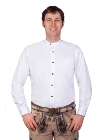 Edelnice Trachtenhemd "Peter" in Weiß