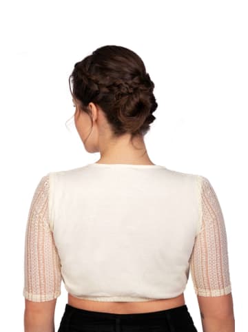 Edelnice Dirndlbluse "Kassandra" in Creme