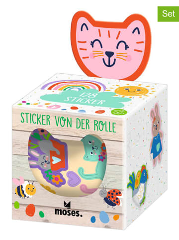 moses. 2er-Set: Stickerrollen ''Frühlingsfreunde'' in Bunt - ab 6 Jahren