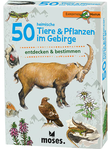 moses. Kartenset "50 heimische Tiere & Pflanzen im Gebirge" - ab 6 Jahren