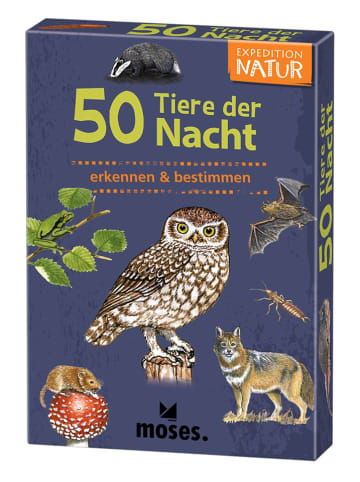 moses. Kartenspiel "50 Tiere der Nacht" - ab 6 Jahren