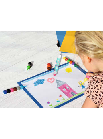 moses. Metallic Wachsmaler "Zauberschloss" - 4 Stück - ab 3 Jahren