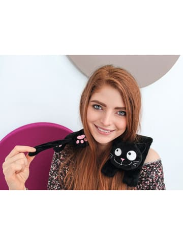 moses. Kirschkernkissen "The Cat" in Schwarz - (L)31 x (B)29 cm