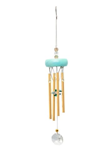 moses. Klangspiel "Omm for you" in Gold/ Hellblau