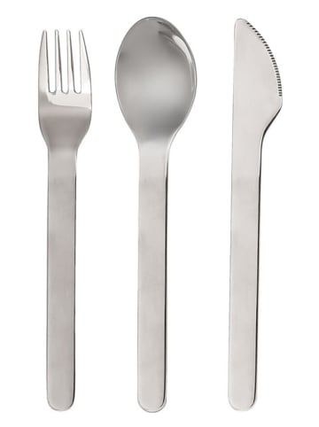 moses. 4tlg. Besteck-Set "Fernweh" in Silber/ Mint