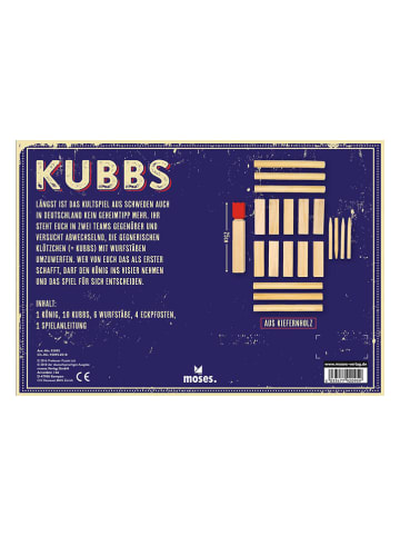 moses. Wikingerspiel "Prof Puzzle Kubbs" - ab 3 Jahren