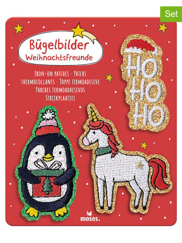 moses. 3er-Set: Bügelbilder "Weihnachtsfreunde" (Überraschungsprodukt)