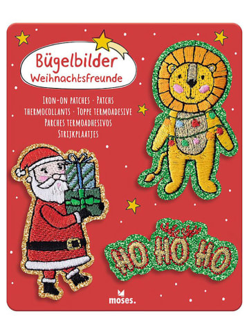moses. 3er-Set: Bügelbilder "Weihnachtsfreunde" (Überraschungsprodukt)