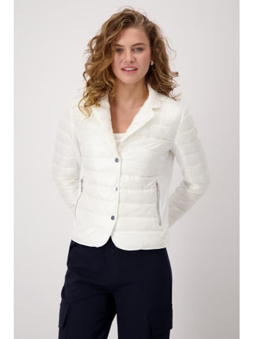 monari Doorgestikte jas crème