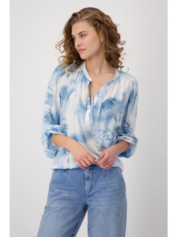 monari Blouse lichtblauw/wit