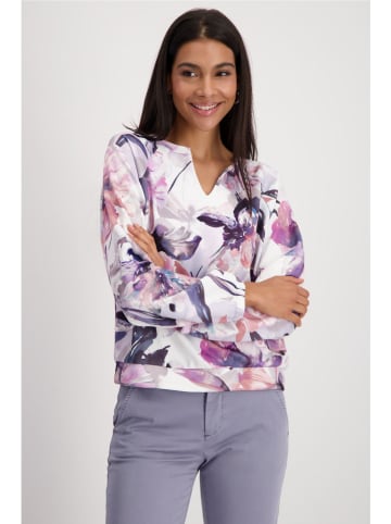 monari Sweatshirt paars/wit