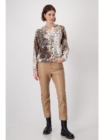 monari Sweatshirt in Beige/ Hellbraun/ Schwarz