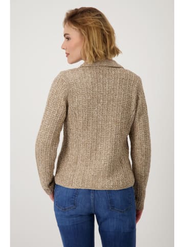 monari Strickblazer in Hellbraun