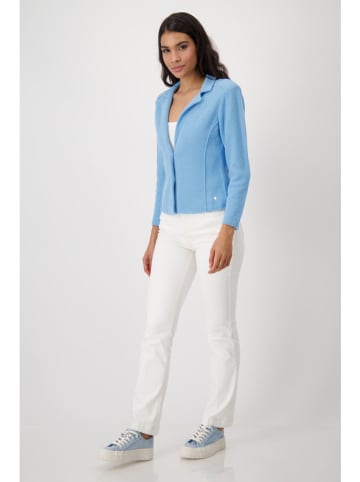 monari Gebreide blazer lichtblauw