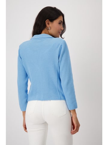 monari Gebreide blazer lichtblauw