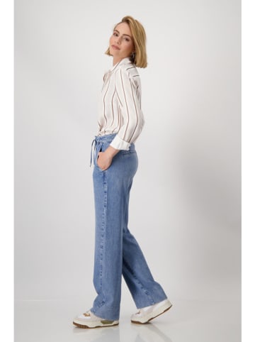 monari Jeans - Wide Leg fit - in Blau