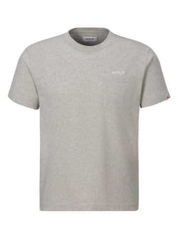 Replay Shirt lichtgrijs