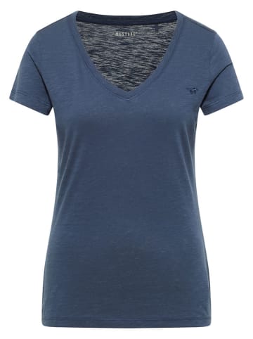 Mustang Shirt in Blau