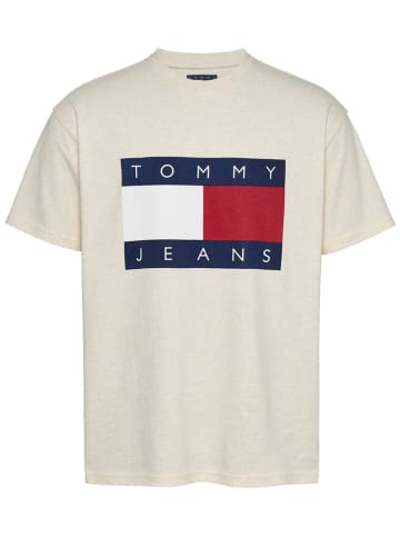 TOMMY JEANS Koszulka w kolorze kremowym