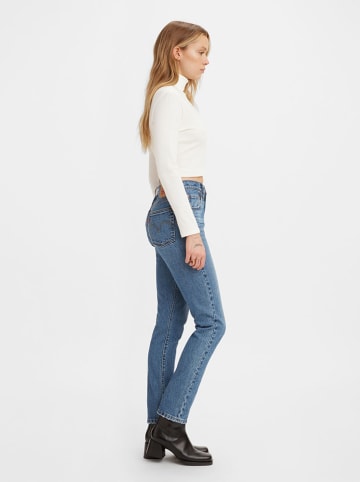 Levi's Spijkerbroek "501" - skinny fit - blauw