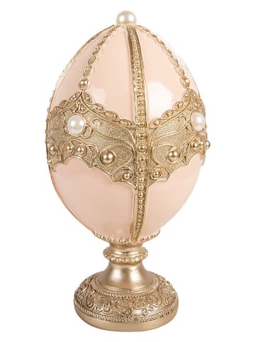 Clayre&Eef Dekofigur ''Ei'' in Rosa/ Gold - (H)27 x Ø 15 cm