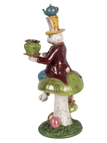 Clayre&Eef Kerzenständer ''Kaninchen'' in Bunt - (B)20 x (H)41 x (T)16 cm