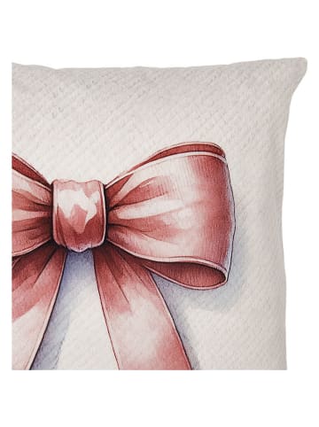 Clayre&Eef Kissenhülle in Weiß/ Rosa - (L)45 x (B)45 cm
