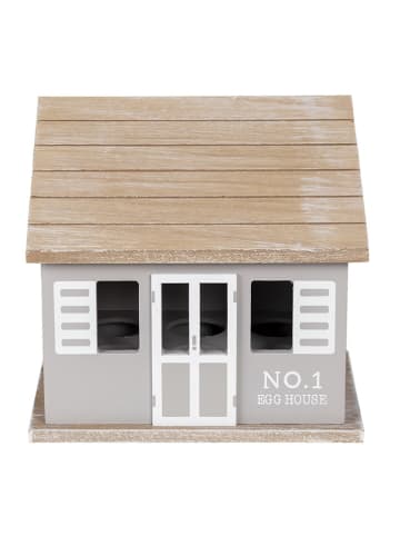 Clayre&Eef Eierkast grijs - (B)20 x (H)18 x (D)14 cm